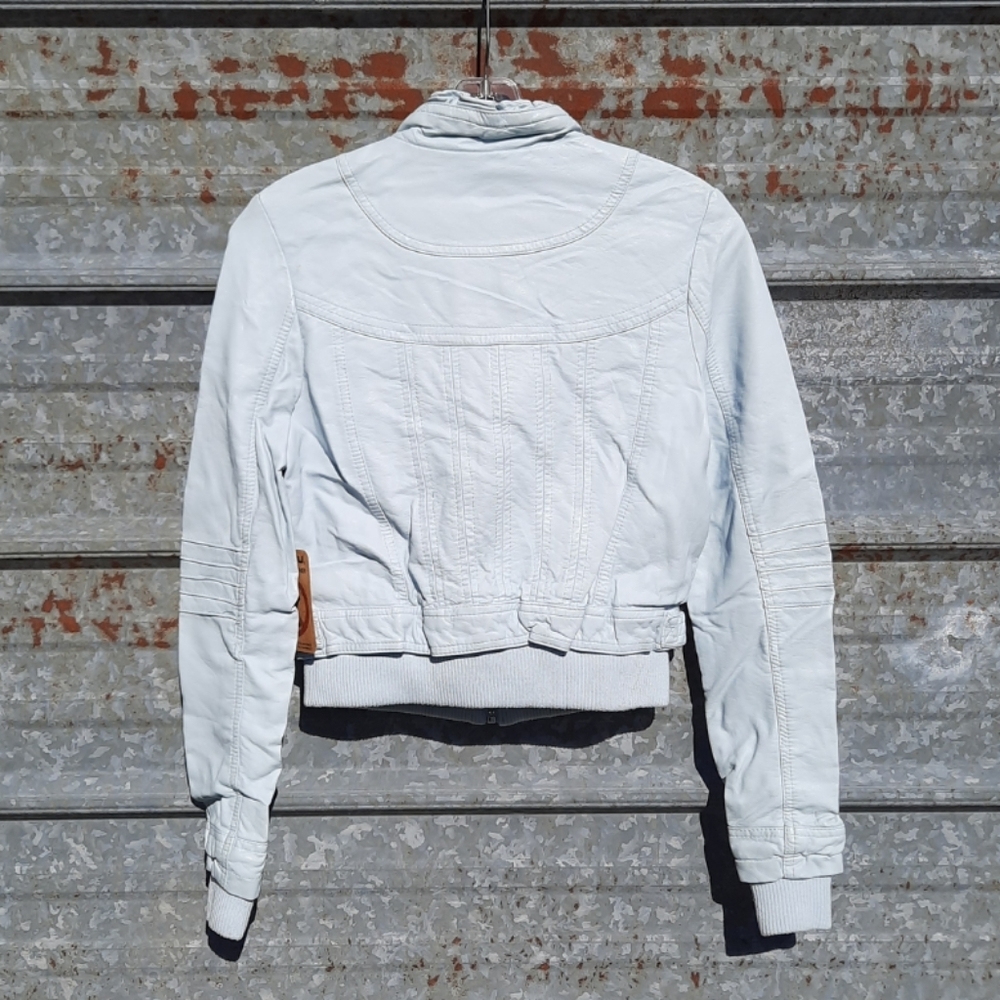 Jou Jou Baby Blue Leather Jacket - Picture 12 of 16